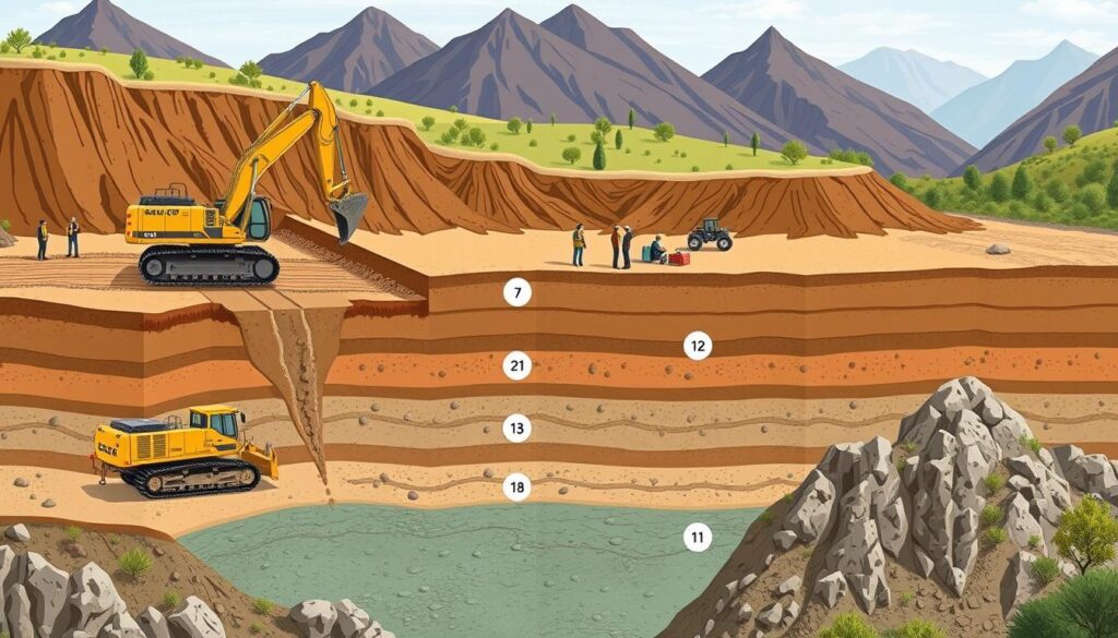 Procedimiento para excavaciones