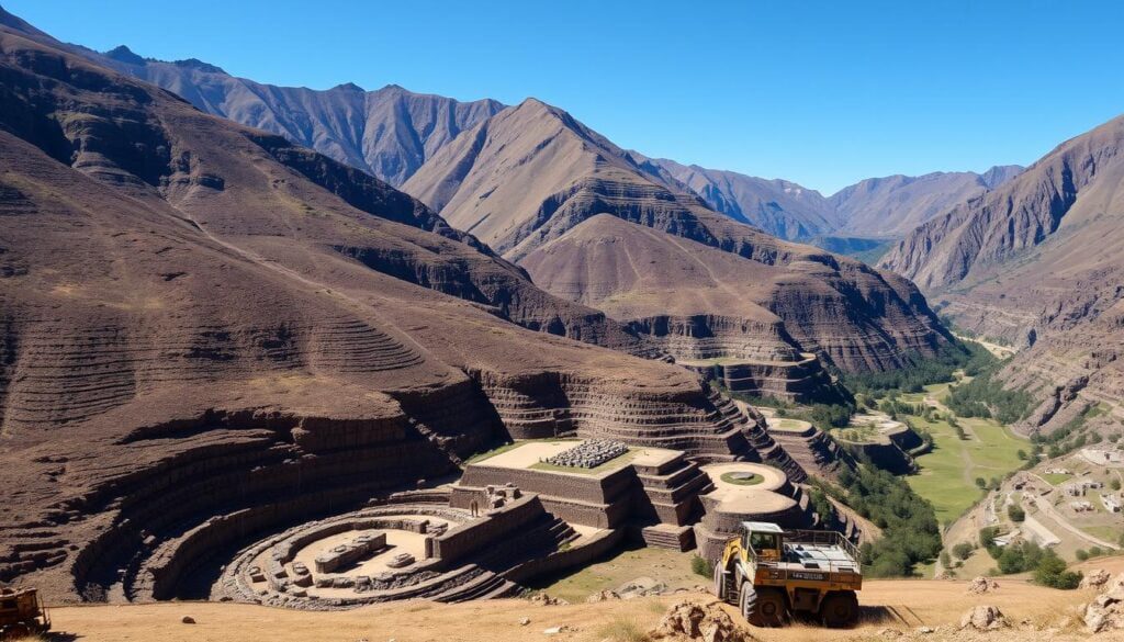 excavaciones en Perú