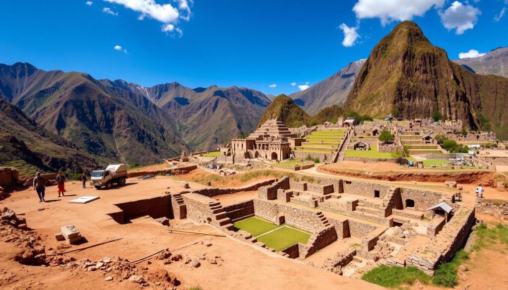 excavaciones en Perú