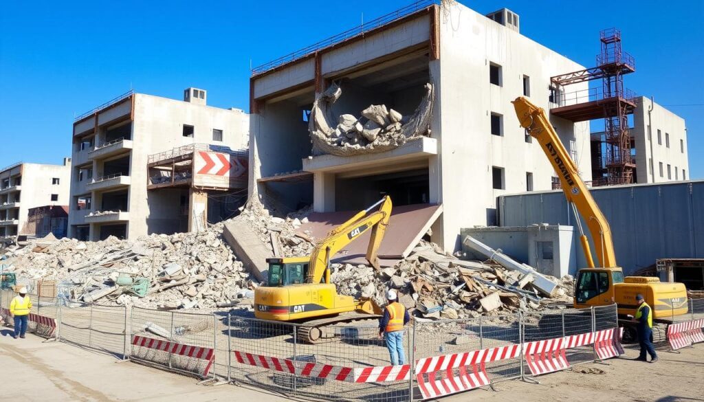 métodos de demolición