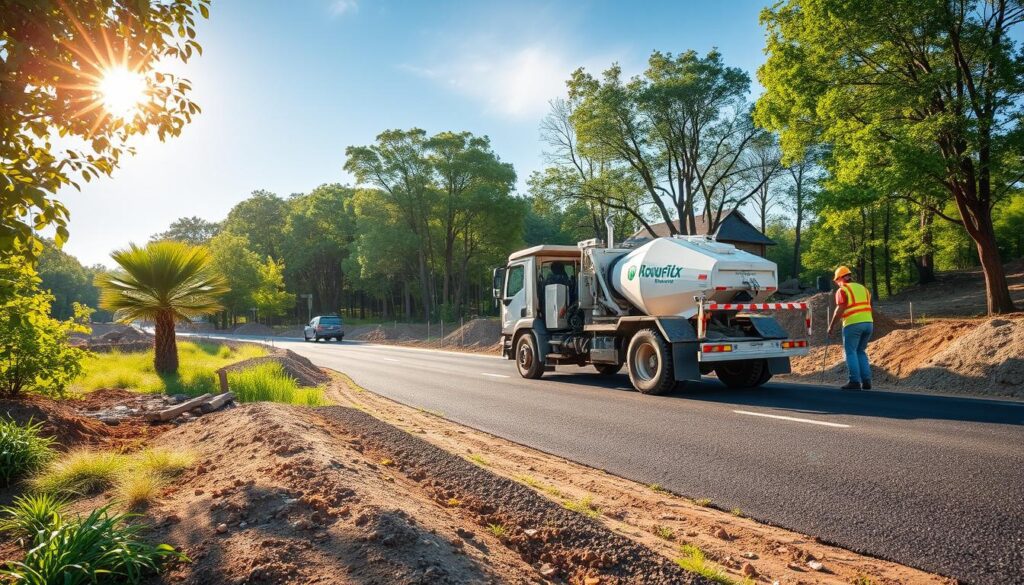 Sostenibilidad en construcción de carreteras con asfalto en caliente