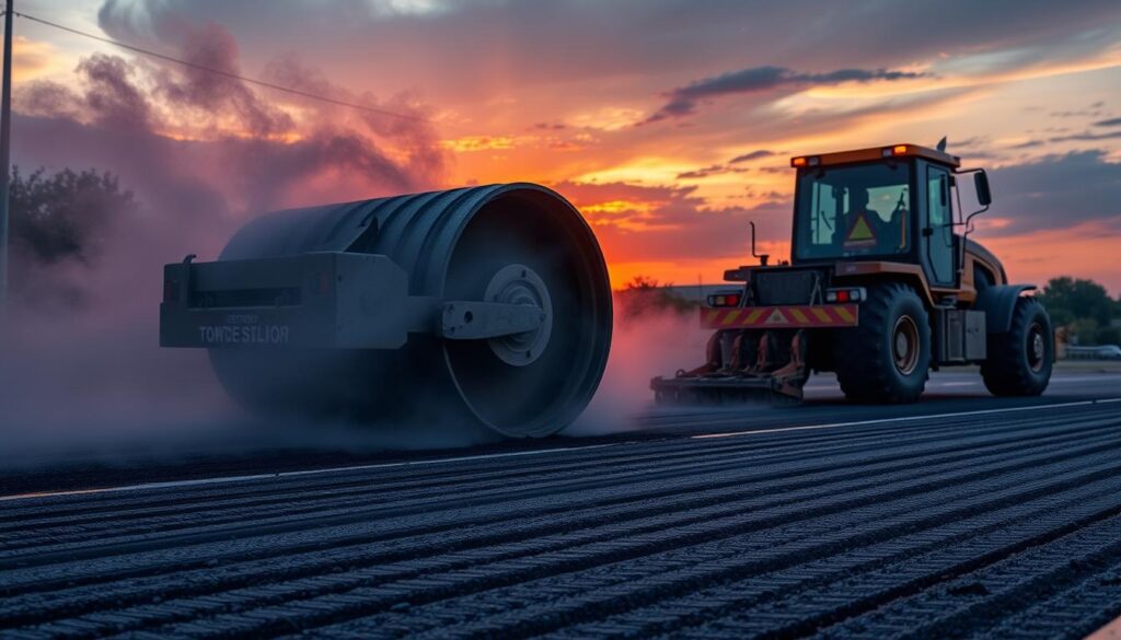 compactación de carreteras