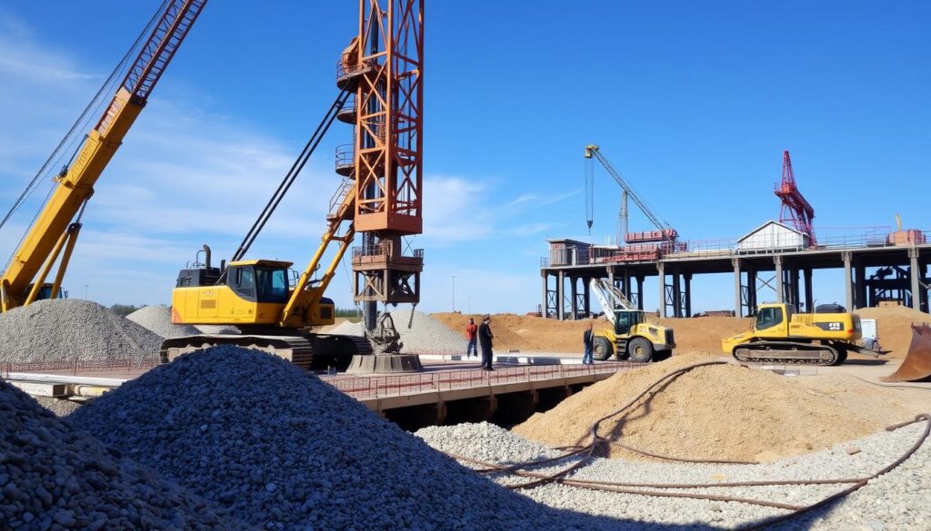 construcción de plataformas industriales