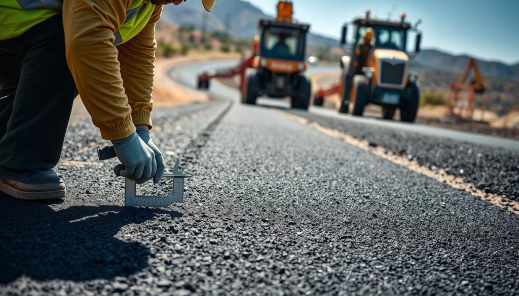 control de calidad en la construcción de carreteras