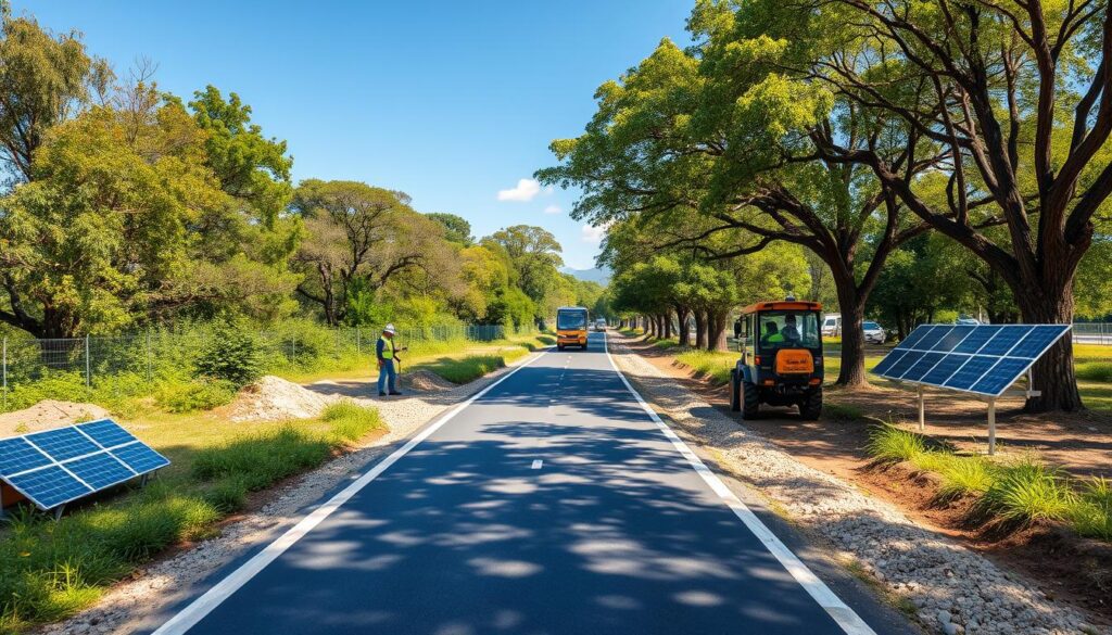 sostenibilidad en construcción de carreteras