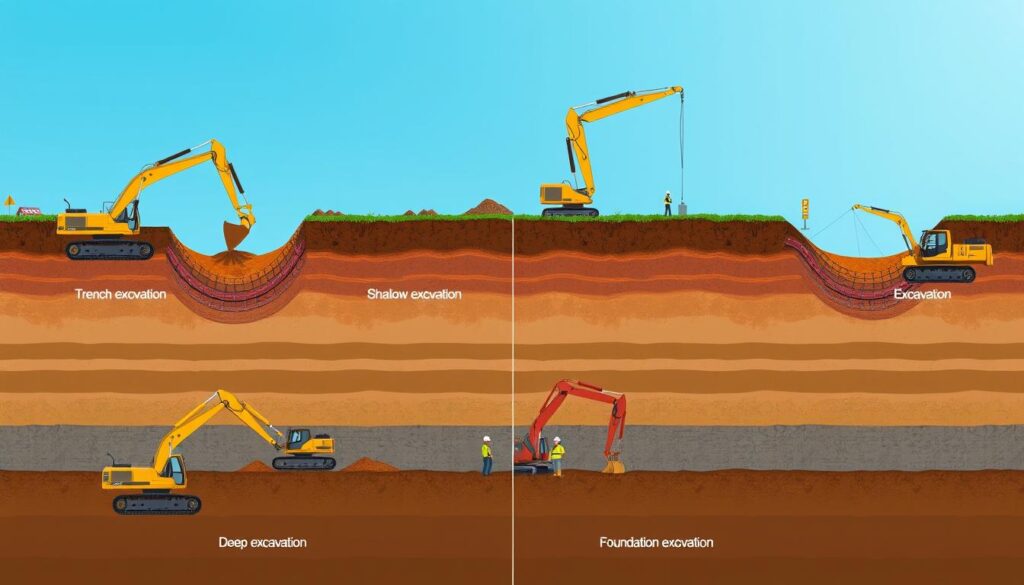 tipos de excavaciones